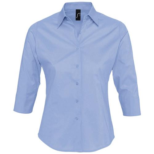 Рубашка женская с рукавом 3/4 Effect 140, голубая, размер XXL