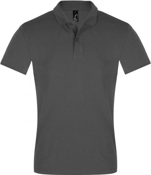 Рубашка поло мужская Perfect Men 180 темно-серая, размер 3XL