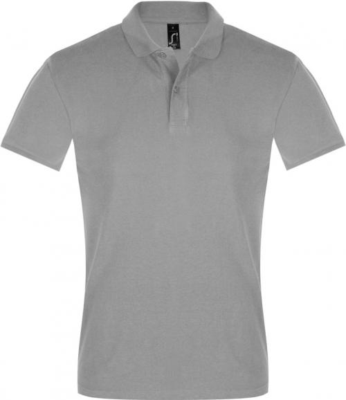Рубашка поло мужская Perfect Men 180 серый меланж, размер 3XL