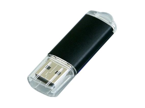 USB 2.0- флешка на 8 Гб с прозрачным колпачком