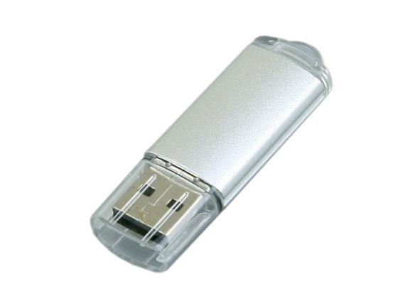 USB 2.0- флешка на 8 Гб с прозрачным колпачком