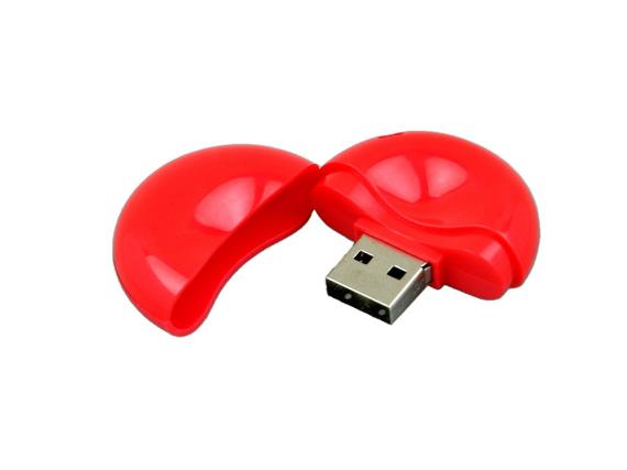 USB 2.0- флешка промо на 64 Гб круглой формы