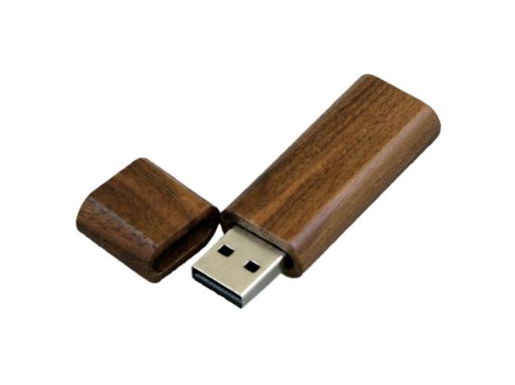 USB 3.0- флешка на 128 Гб эргономичной прямоугольной формы с округленными краями