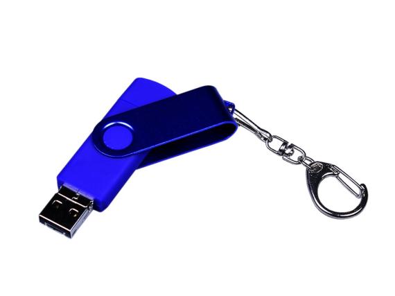 USB 3.0/micro USB/Type-C - флешка на 32 Гб 3-в-1 с поворотным механизмом