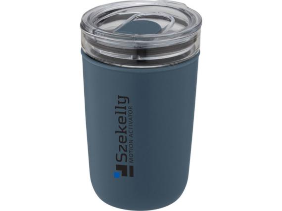 Стеклянная кружка «Bello» с внешней стенкой из переработанного пластика