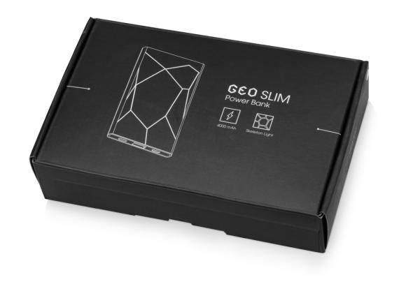 Внешний аккумулятор «Geo», 4000 mAh