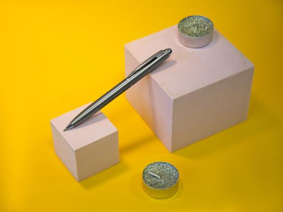 Ручка шариковая металлическая «Metalix» из переработанной стали