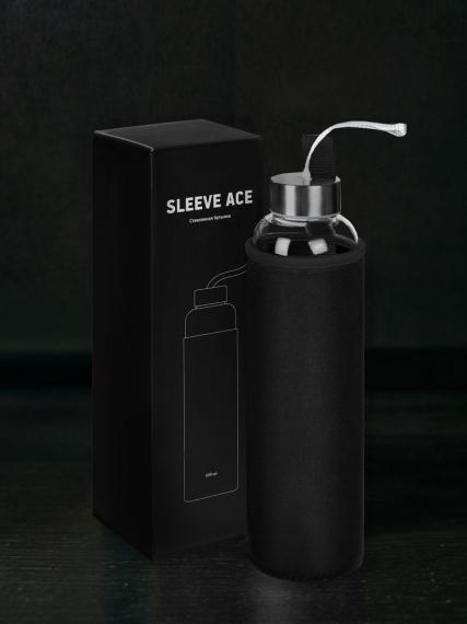 Бутылка для воды Sleeve Ace, черная