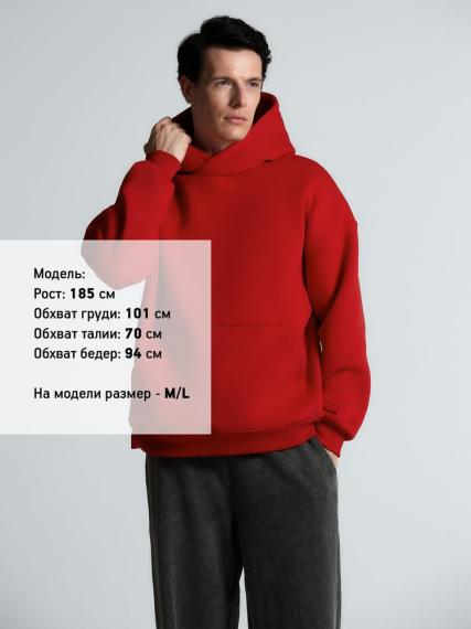 Худи Kulonga Oversize, красное, размер M/L