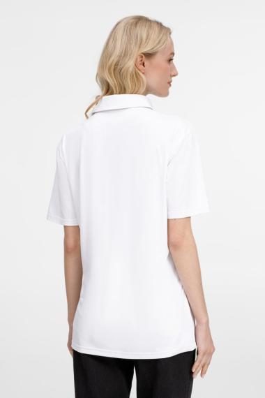 Рубашка поло унисекс Senti, белая, размер M