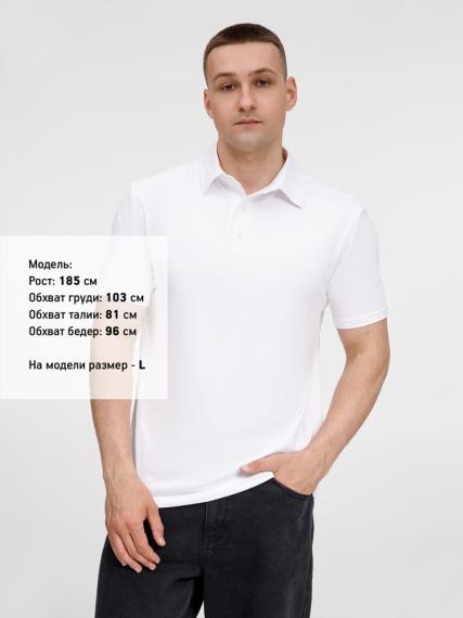 Рубашка поло унисекс Senti, белая, размер M