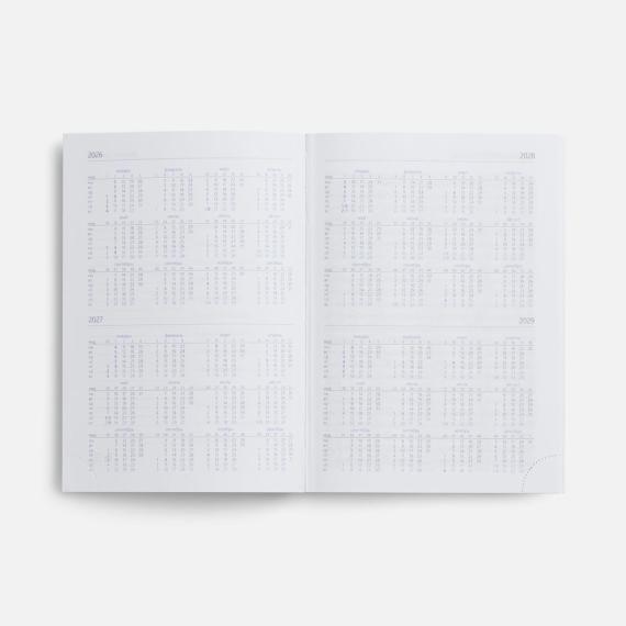 Ежедневник New Nebraska, датированный, синий