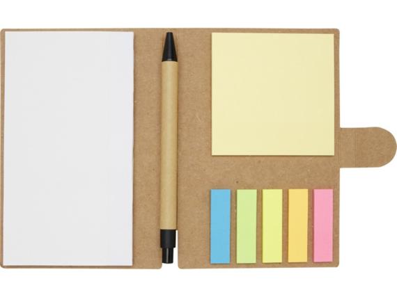 Блокнот «Swift» со стикерами и шариковой ручкой