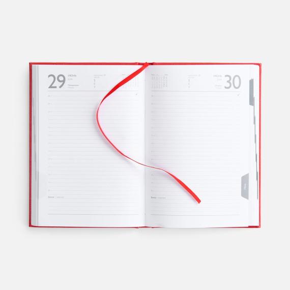 Ежедневник Baza, датированный, красный