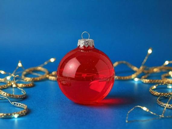  Стеклянный елочный шар «Frozi»