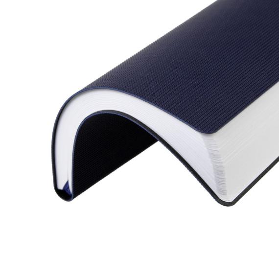 Ежедневник Knit, недатированный, темно-синий