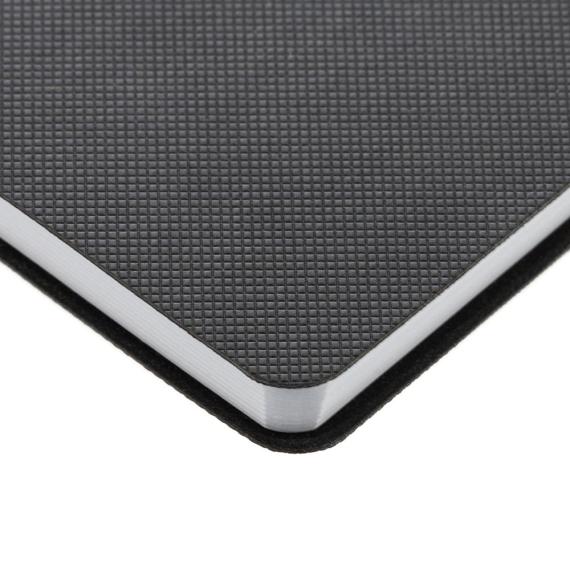 Ежедневник Knit, недатированный, темно-серый