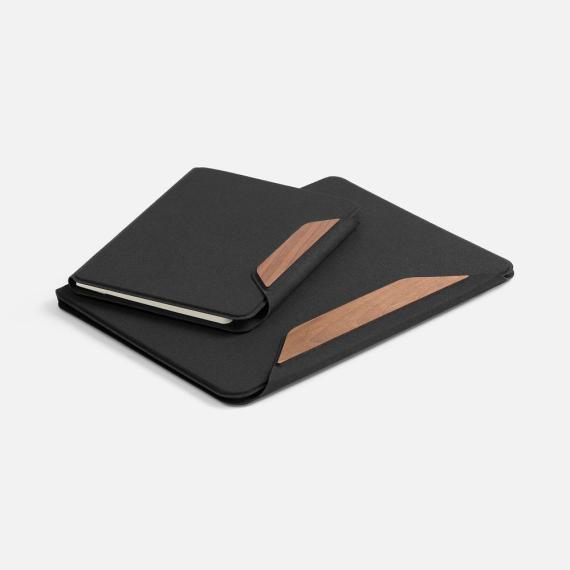 Папка с блокнотом Firmans, черная