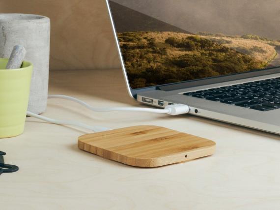 Беспроводное зарядное устройство «NEO Q5 Quick», 10 Вт, дерево