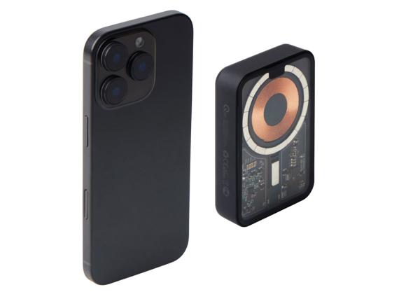 Беспроводной магнитный внешний аккумулятор с QC\PD «MagnifIQ», 10000 мАч, 15 Вт