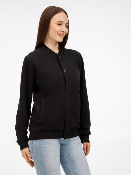 Бомбер унисекс Nuppu, черный, размер M