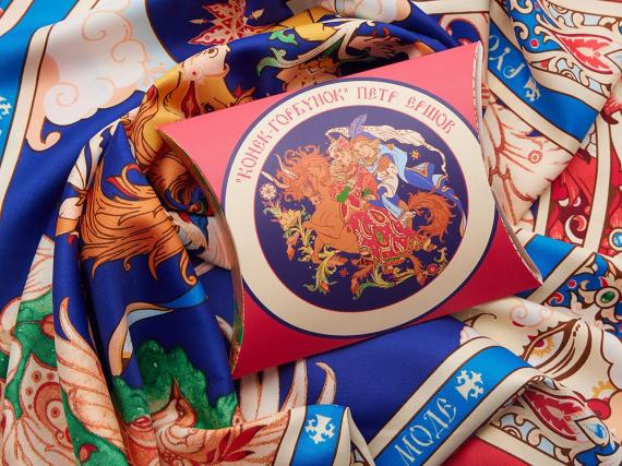 Платок «Конёк - Горбунок»