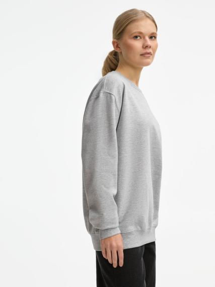 Свитшот унисекс Columbia, серый меланж, размер S