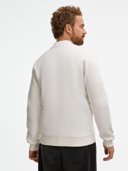 Бомбер унисекс AtmosWear, молочно-белый, размер M