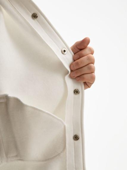 Бомбер унисекс AtmosWear, молочно-белый, размер M