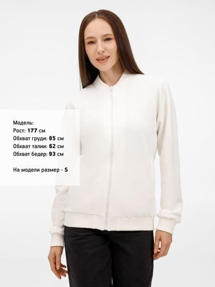Бомбер унисекс Townie, молочно-белый, размер S
