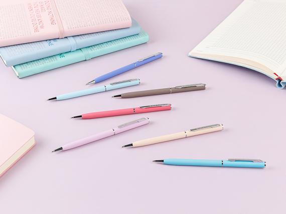 Ручка металлическая шариковая «Palermo», софт-тач