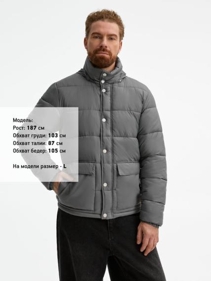 Куртка Ben Mac, серая, размер 3XL