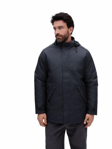 Куртка на стеганой подкладке Robyn темно-синяя, размер 4XL