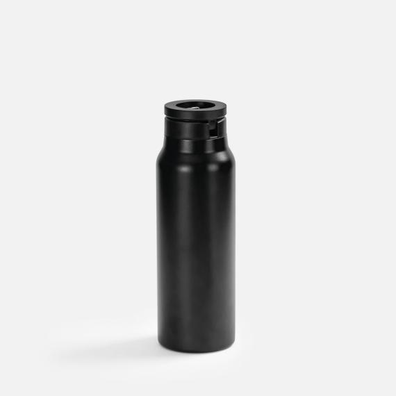 Термобутылка Magnus с магнитным держателем для телефона, черная