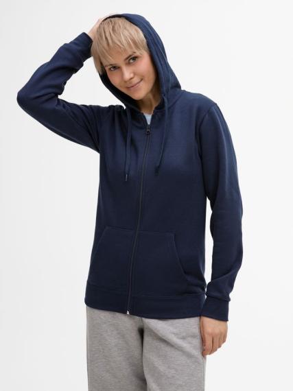 Толстовка унисекс Stone темно-синяя, размер S