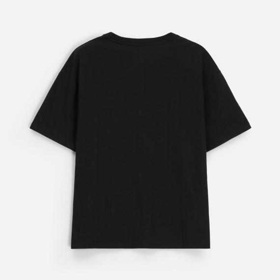 Футболка унисекс Durington, черная, размер XS/S