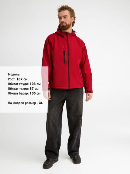 Куртка мужская с капюшоном Replay Men красная, размер XL