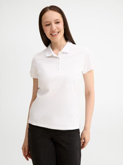 Рубашка поло женская People 210 белая, размер XXL
