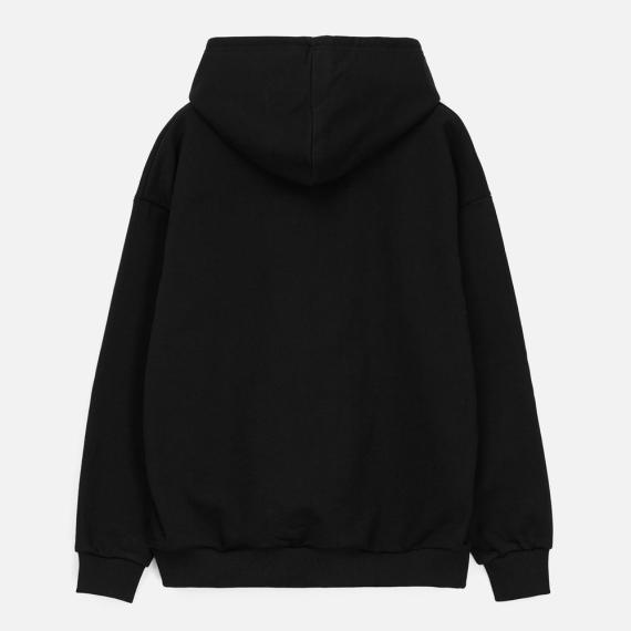 Худи унисекс оверсайз Daylero, черное, размер XS/S