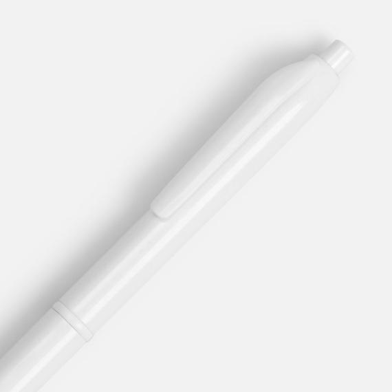 Ручка шариковая Bright Pop, белая