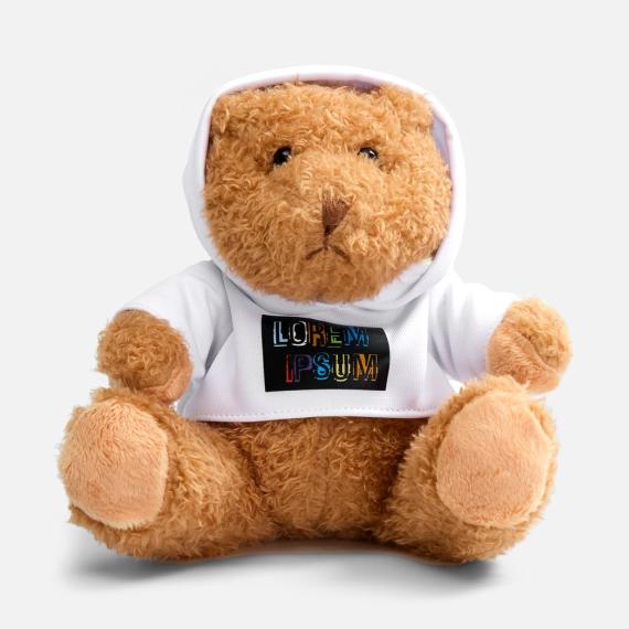 Мягкая игрушка «Мишка Cuddleton» в белом худи