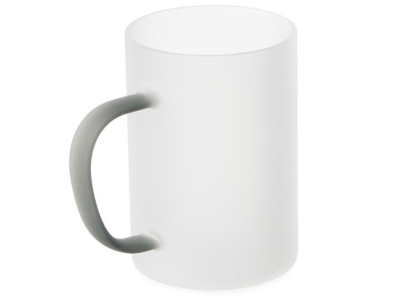 Стеклянная матовая кружка для сублимации «Акцент»