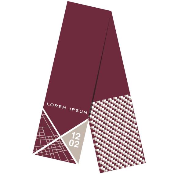 Шарф на заказ Tricksy Rand, S, полушерсть