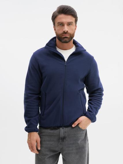 Куртка флисовая унисекс Ben Mac, темно-синяя, размер S