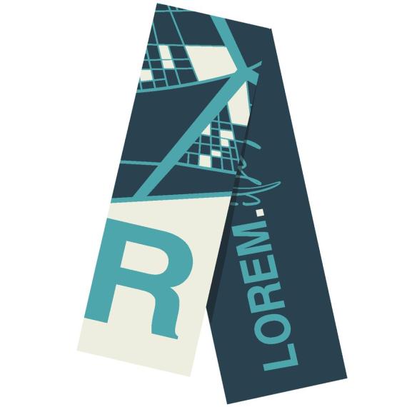 Шарф на заказ Tricksy Classic, M, акрил