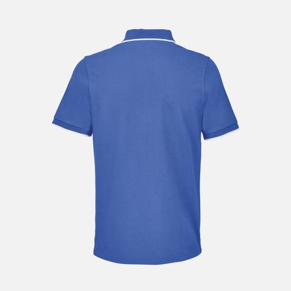 Рубашка поло унисекс Palermo, ярко-синяя с белым, размер XS