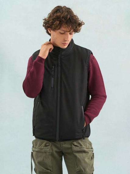 Жилет софтшелл унисекс Falcon BW, темный хаки, размер XS