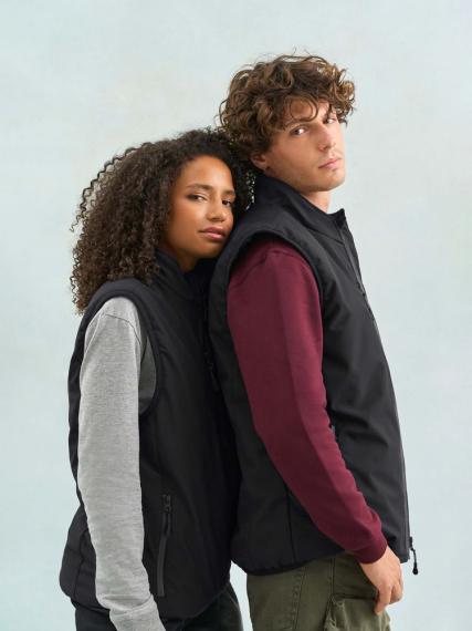 Жилет софтшелл унисекс Falcon BW, красный, размер XS