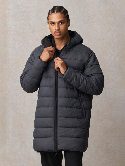 Куртка-парка унисекс Reverse, черная, размер XXL