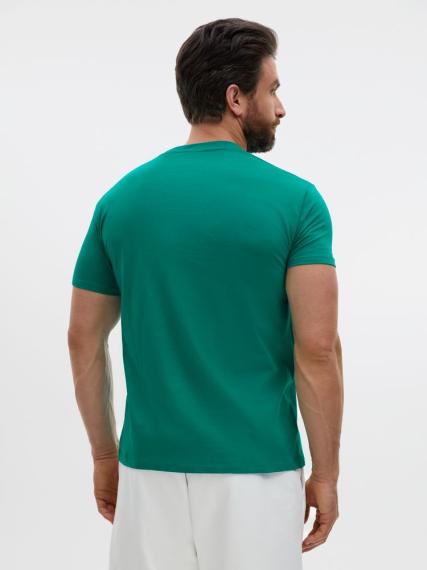 Футболка Regent 150 зеленая (изумрудная), размер S